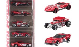 Hot Wheels 80Th Anniversary 5-Pack Vehicle 1/64