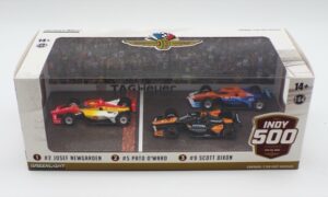 2024 Indianapolis 500 Podium 3-Car Set (2024 NTT IndyCar Series) Diecast 1:64 Scale Model - Greenlight 11613