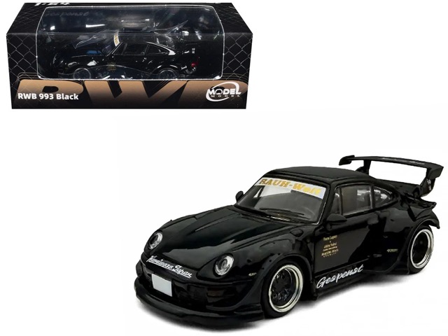 PORSCHE RWB 993 Gespenst Black 1/64