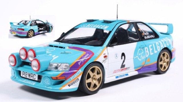 SUBARU IMPREZA WRC N.2 YPRES RALLY 1998 DE MEVIUS/FORTIN 1/18