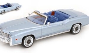 CADILLAC ELDORADO CONVERTIBLE 1976 LIGHT BLUE 1/18