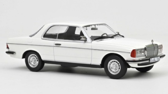 MERCEDES 280 CE 1980 WHITE 1/18
