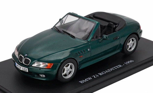 BMW Z3 ROADSTER CABRIOLET 1996 GREEN 1/24