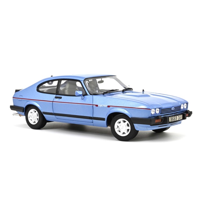 Ford Capri MKIII 2.8i Injection 1984 blue metallic 1/18