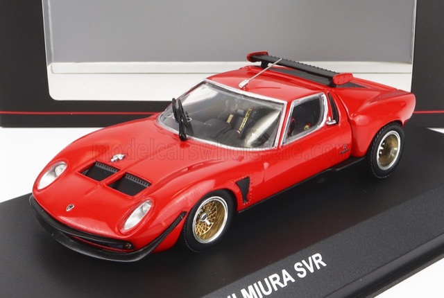 LAMBORGHINI MIURA SVR 1970 RED 1/43