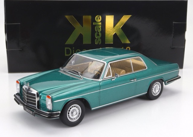 MERCEDES BENZ  280C/8 W114 COUPE 1969  GREEN MET 1/18