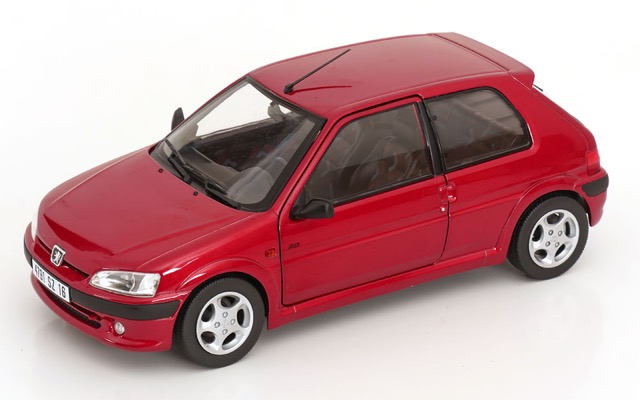 PEUGEOT 106 S16 1998 Red Metallic 1/18