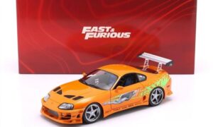 TOYOTA SUPRA MKIV ORANGE "BRIAN'S FAST & FURIOUS" 1/18