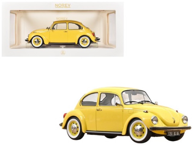 VOLKSWAGEN 1303 BEETLE 1973 PASTEL YELLOW 1/18
